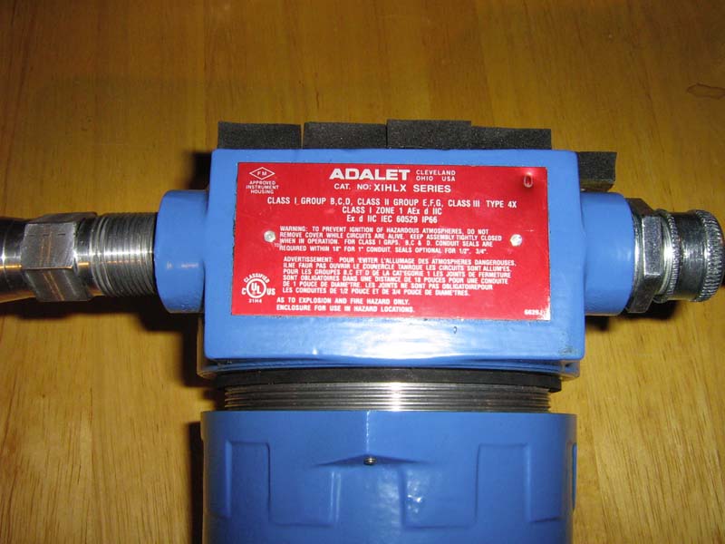 Adalet enclosure name plate
